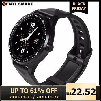 

E1 Smart Watch IP68 Waterproof DIP68 Water Sports Heart Rate Tracker Blood Pressure Call Reminder Message Smart Bracelet