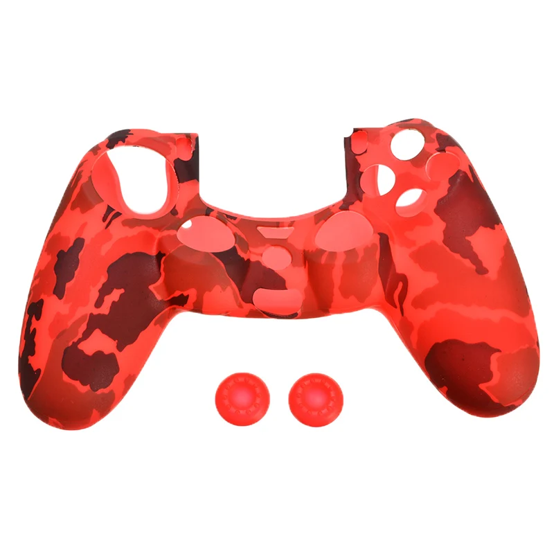 Для PS4 Playstation 4 тонкий контроллер 1 шт. силиконовый защитный кожаный чехол ручка ручки наклейка 5 цветов Mayitr
