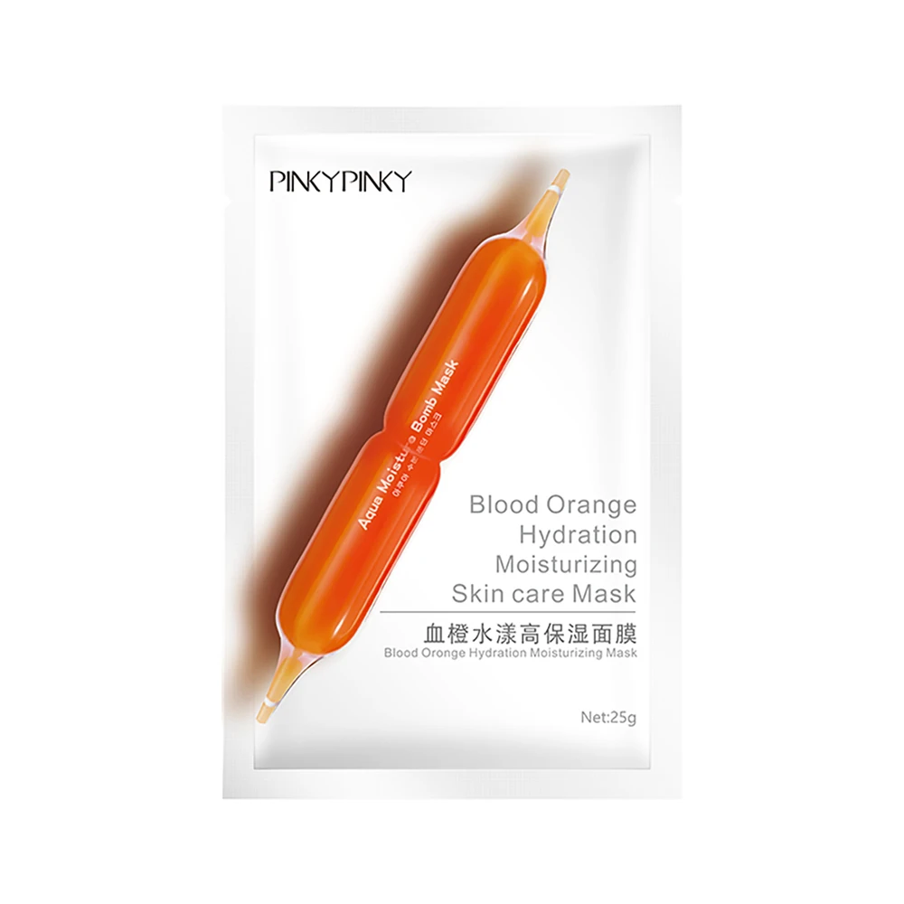 5 pc Blood Orange peel off mask Korea fruit nature essence Repair and moisturizing MASK sheet Deep smooth firm skin Liquid | Красота и