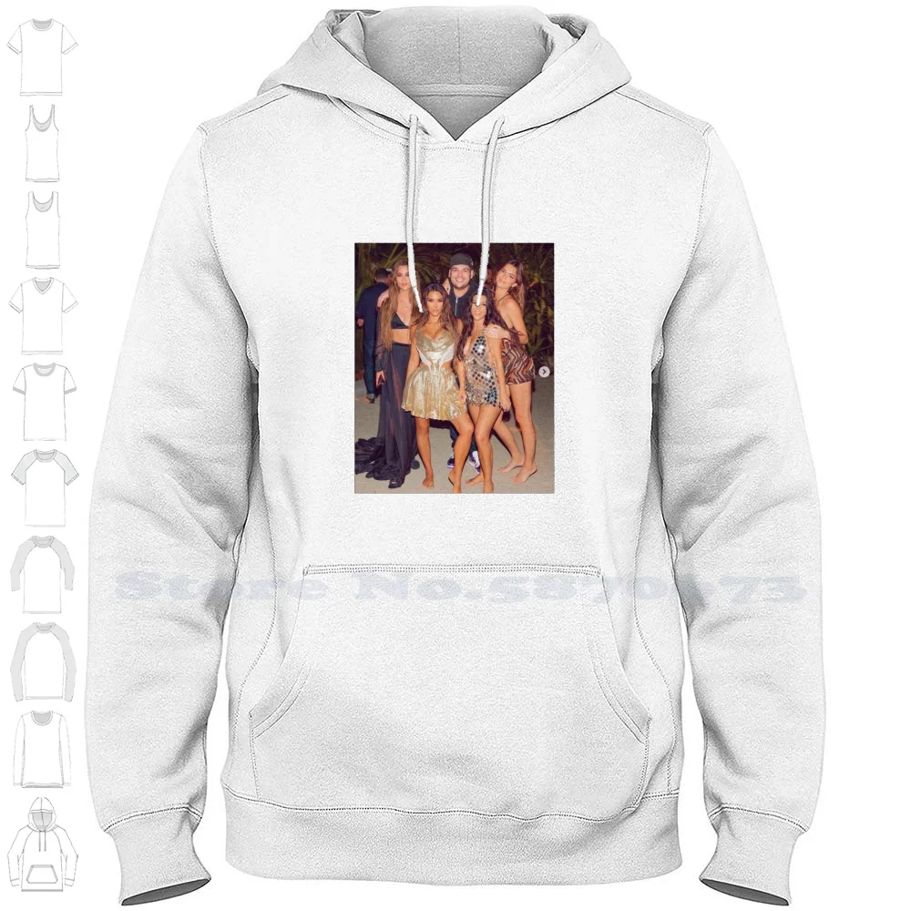 Sorelle E Rob Felpa Con Cappuccio A Maniche Lunghe Kim K Kardashian Khlow Kardashian Khloe Kourtney Kardashian Kourtney Kendall