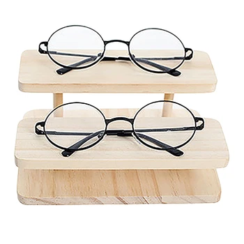 

Assembleable Bamboo Sunglasses Stand Glasses Display Jewelry Holder Bracelet Watches Show Product