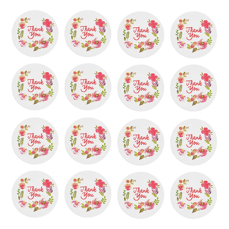 

16Pcs Cute Thank You Stickers Kawaii Label Sticker Lessing Adhesive Sticker For Kid DIY Decor Scrapbooking Diary Albums Supplies