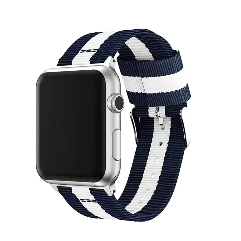 Модный нейлоновый ремешок для Apple watch 44 мм 40 мм 42 мм 38 мм браслет для iWatch серии 1 2 3 4 наручный ремешок аксессуары для часов