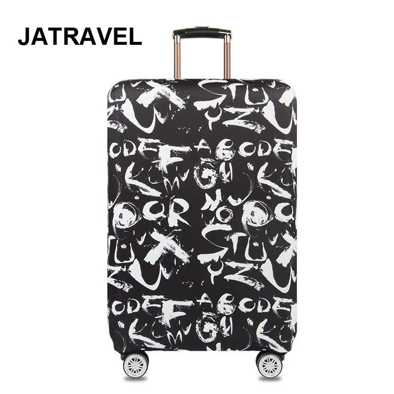 

Graffiti Alphabet Thicken Trolley Luggage Protective Cover Animal Pattern 18-32inch Travel Baggage Elastic Suitcase Case Covers