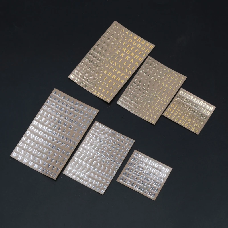 5Pcs 3mm Alphabet Letters Chunky Glitter Epoxy Resin Decorative Stickers Engkish Letters Numbers UV Epoxy Resin Fillings