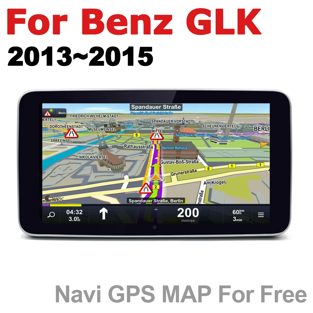 Автомагнитола на Android 7 0 GPS навигация для Mercedes Benz GLK 2013 ~ 2015 NTG WiFi 3G 4G мультимедийный