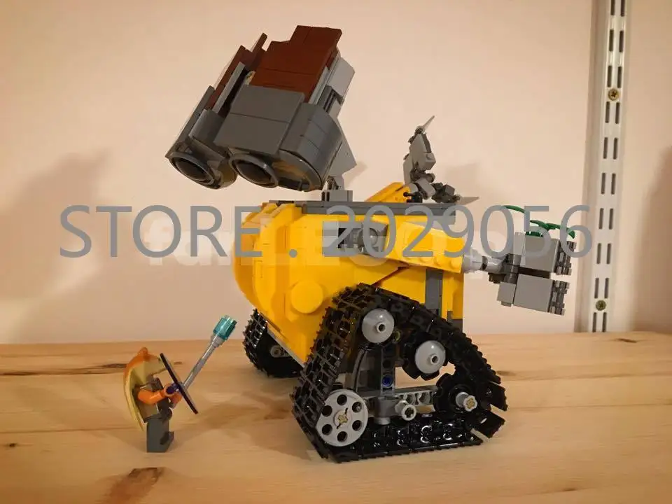 16003, WALL-E, идеи, технический робот, 21303, игрушки, модель, детские конструкторы, развивающие подарки на день рождения, серия Oscar Movie