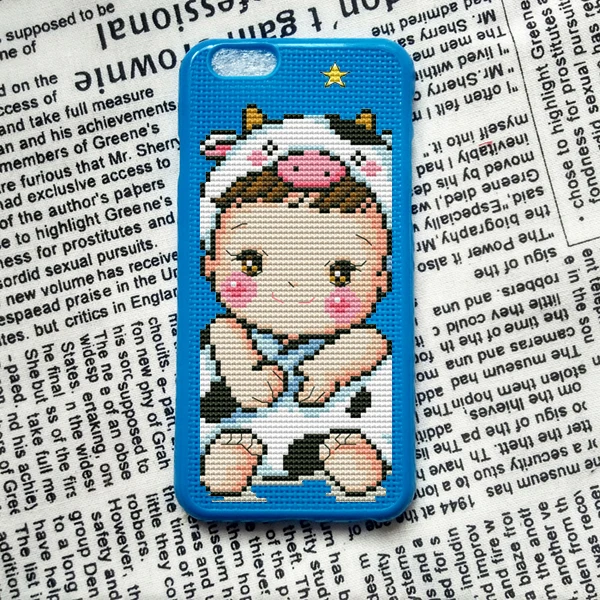 

221 Mobil Phone Cover Cellphone Shell Cases Housing Iphone Craft Cross Stitch Needlework Embroidery Counted Cross-Stitching Kit