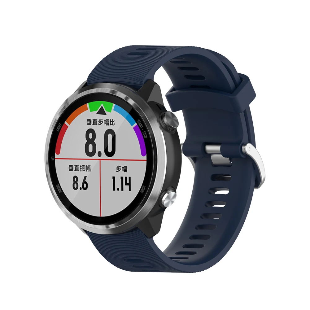 20 мм спортивный силиконовый ремешок для часов для Garmin Forerunner 245 245M 645 Vivoactive 3 умный браслет часы полоса красочный браслет