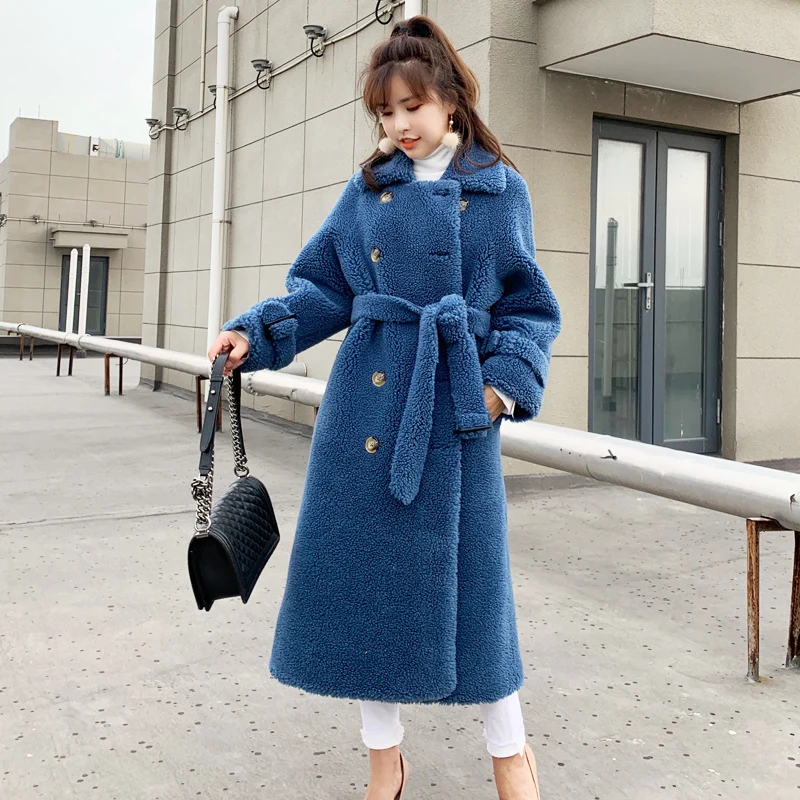 

Real Fur Coat Women Long Winter Coat Women Korean Warm Real Fur Jacket for Women Clothes 2019 Manteau Femme YY965