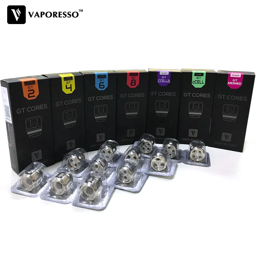 3 шт./лот оригинальный испаритель Vaporesso core Coil GT2 GT4 GT6 GT82 GT сетчатый для SKRR NRG Tank Gen Polar
