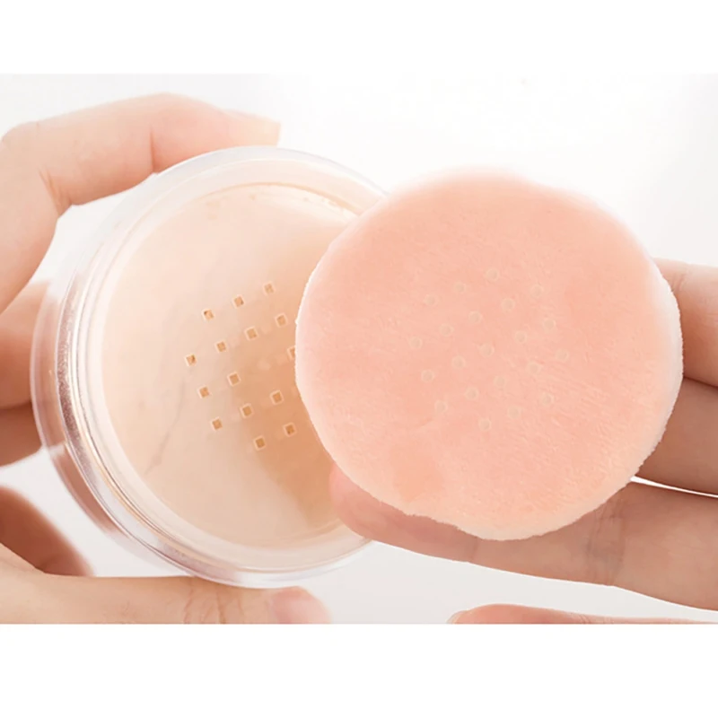 2pcs BB Cream Flocking Cosmetic Puff Soft Skin-friendly Makeup Sponge Powder Puff Makeup Tool Dry Wet Dual Use*.w
