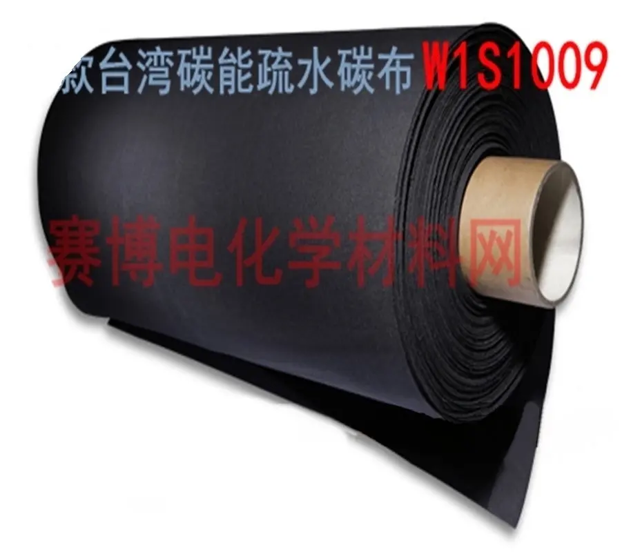 

Hydrophobic Carbon Cloth Flexible Gas Diffusion Layer Carbon Energy W1S1005 / W1S1009 Zinc Air Battery