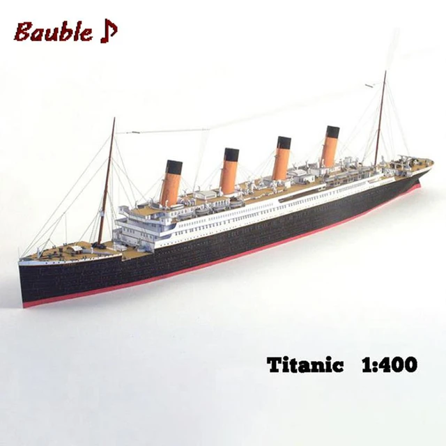 New 1:400 Diy Handcraft Titanic Ship 3d Paper Model Sets Toys For Children  Kids - Card Model Building Sets - AliExpress