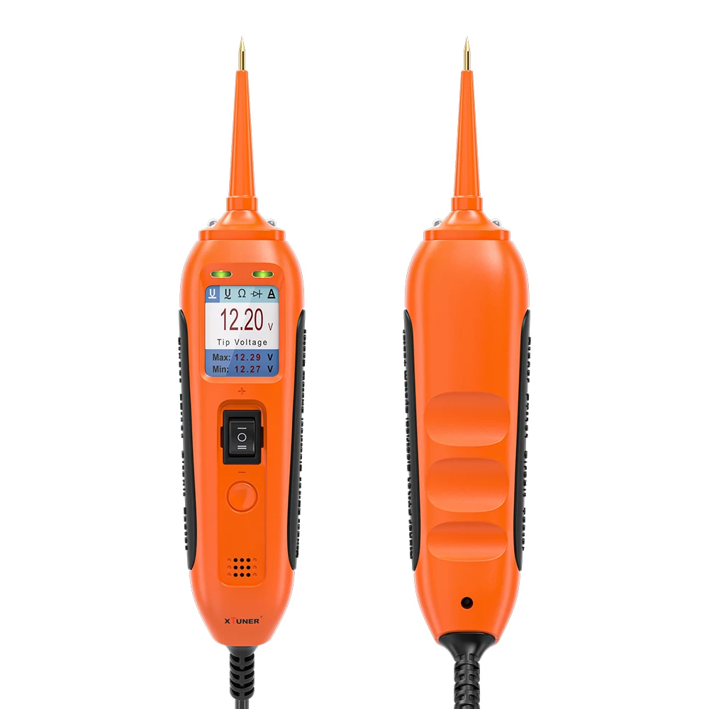 Xtuner PT101 тестером 12V/24V автомобиль Батарея Тестер DC/AC Мощность зонд электрических