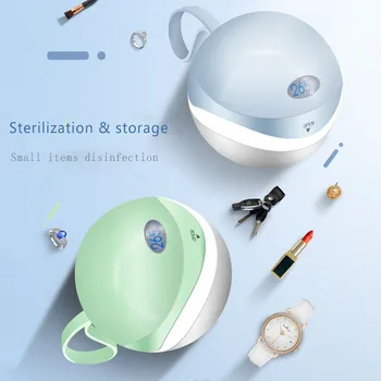 

Portable Sterilization Nails UV Light Sterlizer Box Multifunction Clean Phone Jewelry Makeup Disinfection Machine Manicure Tool