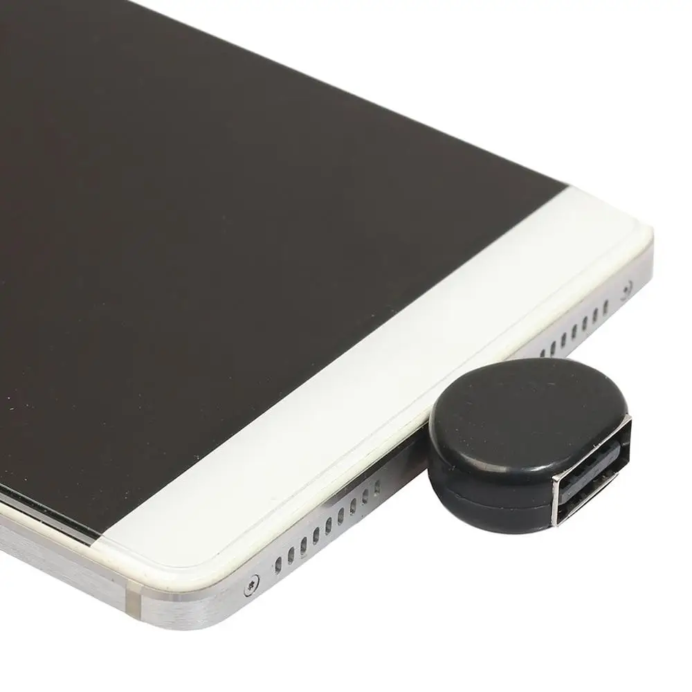 2 шт. стиль мини Otg Usb кабель Otg адаптер Micro Usb конвертер Usb для планшетных ПК Android черный