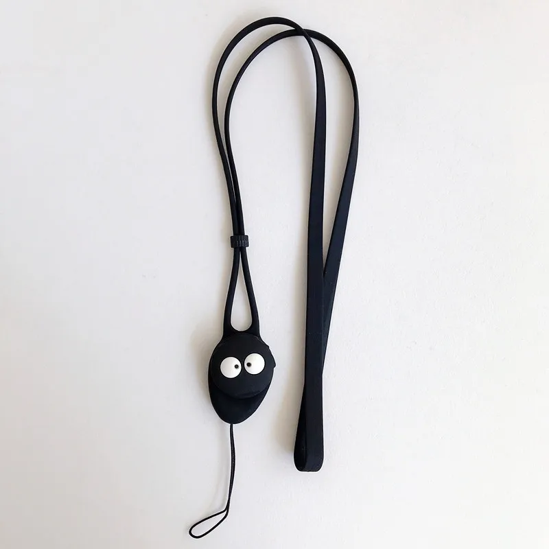 Милые силиконовые ремешки для ключей в виде героев мультфильмов, ремешки для шеи, для ключей, ID карты, проездной, для спортзала, USB, для телефона, ремешок, сделай сам, веревка, слинг