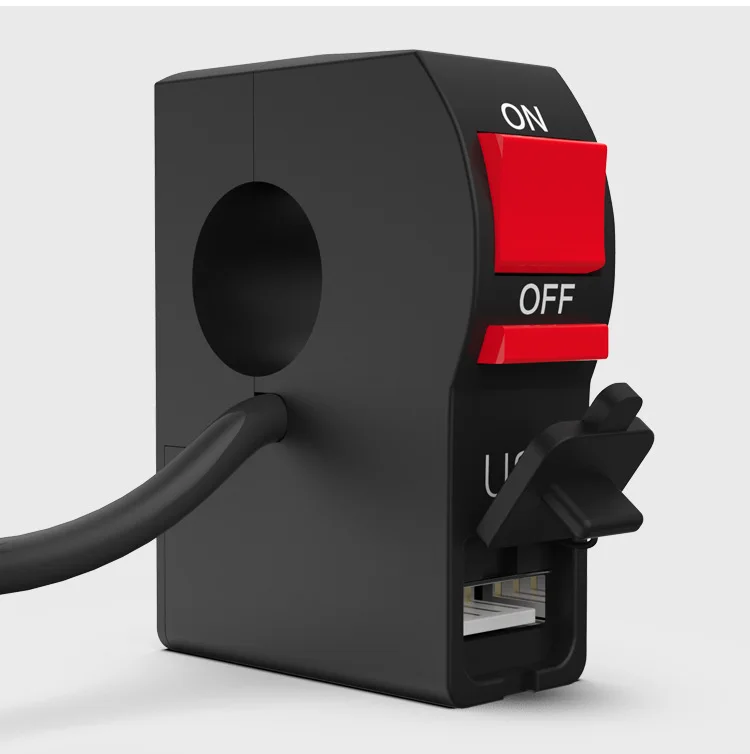 Стиль мульти-функциональный мотоцикла USB автомобильный держатель для телефона на Зарядное устройство переключатель сиденья в сборе с двойным проводом три линии
