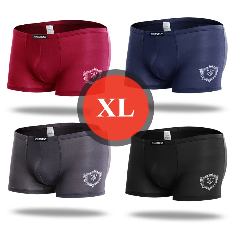 106-XL Xiaomi Mijia, мужское модальное нижнее белье, домашние дышащие мягкие боксеры, тонкие сексуальные трусы для мужчин, мужские трусы, 4 сезона, носки, 4 шт - Цвет: 106-XL