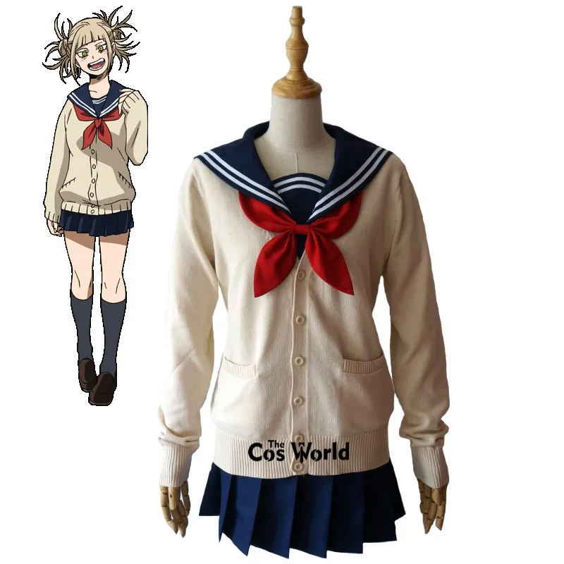 Моя геройская Академия Boku no Hero Toga Himiko JK школьная форма комплект Аниме настроить