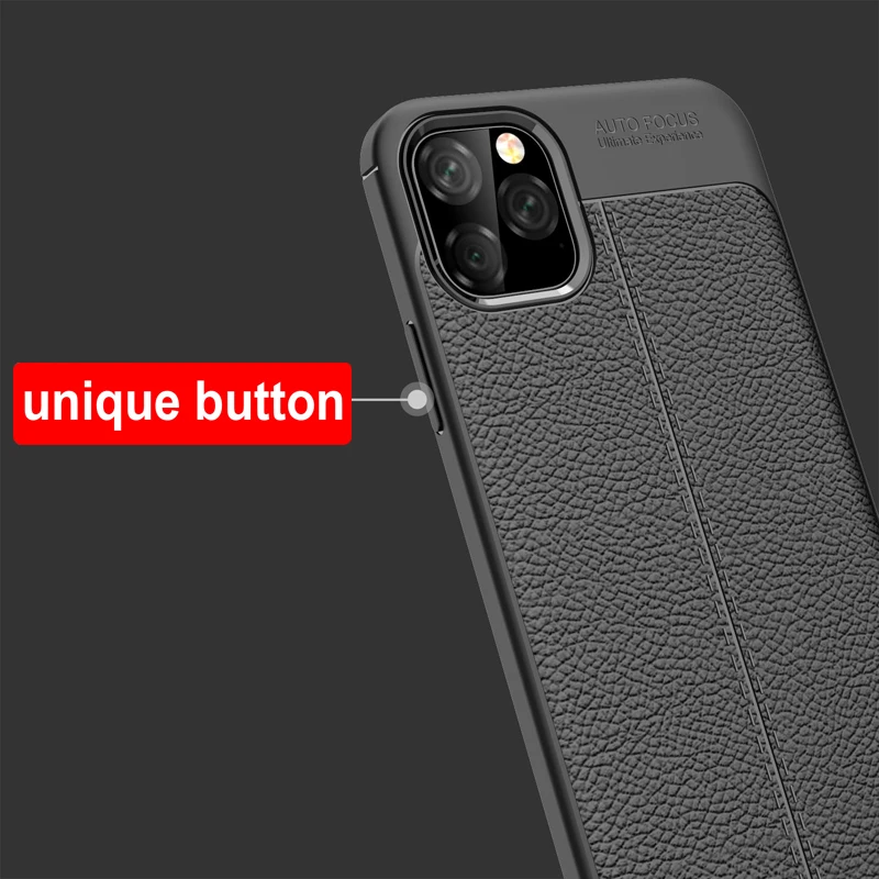 Роскошный чехол из искусственной кожи для iPhone 11 11 Pro Max мягкий силиконовый бампер чехол для телефона для iPhone 11 Pro Max 11 Pro 11 Funda чехол
