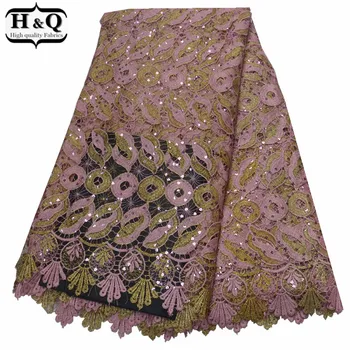 

Lips Embroidered Lace Cord Lace 2020 African Water Soluble Lace Fabric Stylish Nigerian Guipure Lace 5 Yards For Sequins Dress