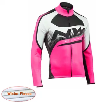 

NW Winter Thermal Fleece Cycling Jersey Warm 2020 Long Sleeve Bike Wear Bicycle Racing Clothing Maillot Ropa Ciclismo Hombre C28
