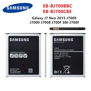 

SAMSUNG Orginal EB-BJ700BBC EB-BJ700CBE Battery 3000mAh For Samsung Galaxy J7 2015 J4 2018 J7000 J7009 J7008 J701F J700F/H/DS/M