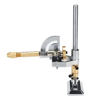 

TOP Jade Grinding Faceted Manipulator Gem Faceting Machine Jewel Angle Polisher Fork 12/24/36/48/60/72/84/96 Index Wheels Handle