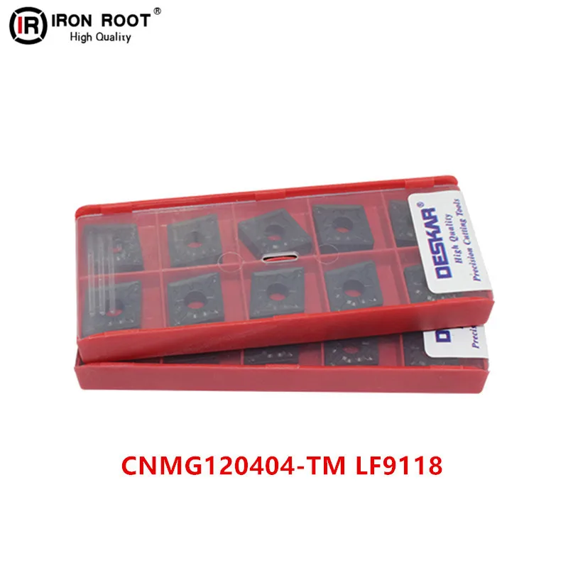 10P CNMG120404-TM/CNMG120408-TM LF9118 индексируемый поворотный инструмент вставки CNC карбида для стали