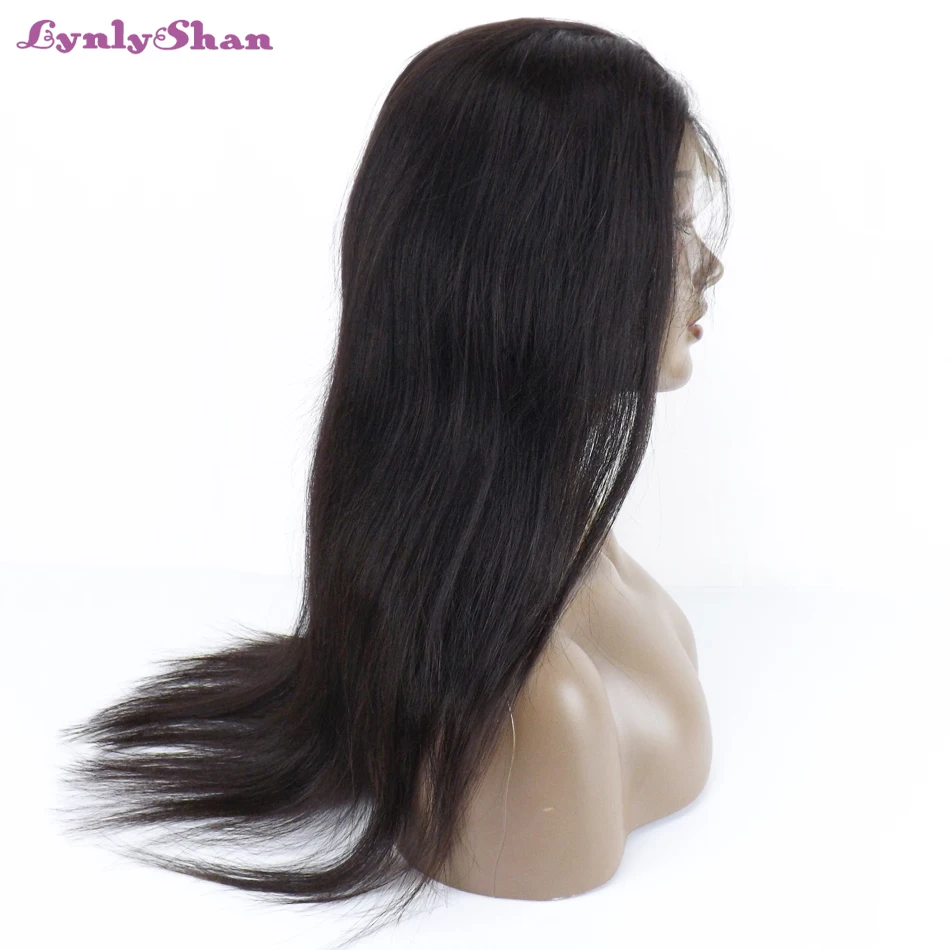 Lynlyshan человеческие волосы парики Малайзия remy волосы 13*4 кружевные передние человеческие волосы парики натуральный цвет 8-32 дюйма