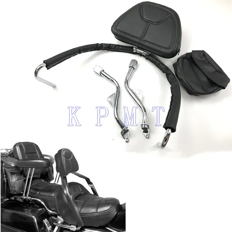 Аксессуары для мотоциклов регулируемый кожаный драйвер Rider спинка сидения