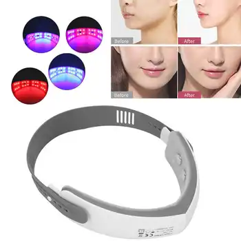 

Electric Face Slimming Machine Skin Lifting Massage Color Light Therapy Beauty Instrument RF Vibration V-Shape Beauty Device