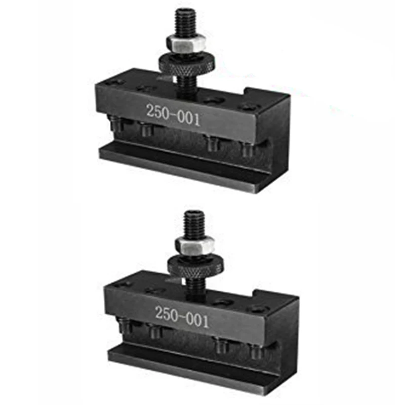 

2-Piece Set 250 - 001 0Xa Quick Change Tool Turning Tool Holder Steel Material 1 # Bracket