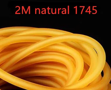 2M Natural 1 м 2 м 5 м Рогатка полые резинка, ленточка для стрельбы катапульта латексная трубка открытый охотничий лук и стрела аксессуары - Цвет: 2M Natural