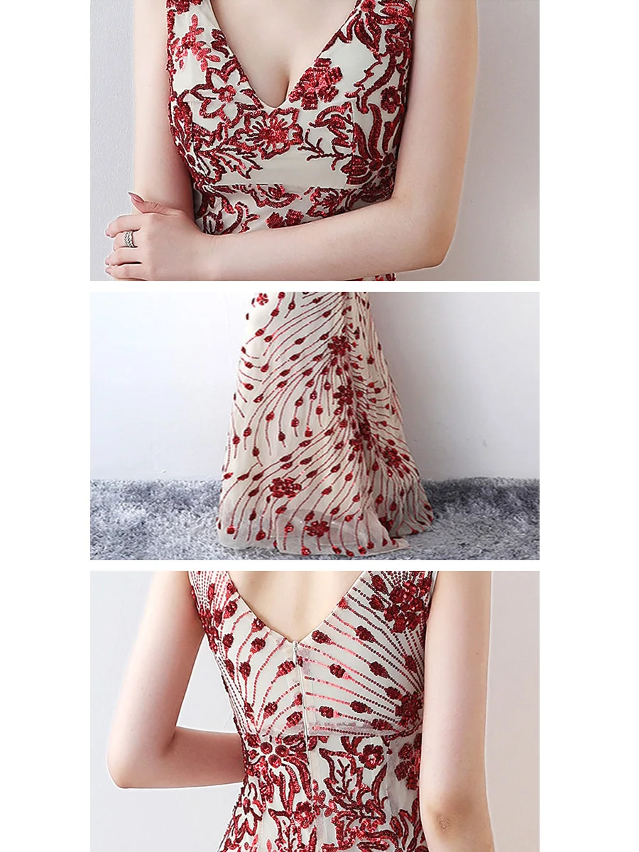 Вечернее платье, сексуальное, v-образный вырез, без рукавов, robe De Soiree,, шикарные, с блестками, вечерние платья для женщин, длина до пола, вечернее платье F243