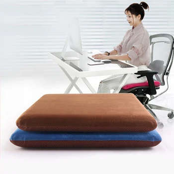 

40x40x4cm Square Memory Foam Chair Seat Cushion Honeycomb Anti-slip Back Chair / Seat Cushions