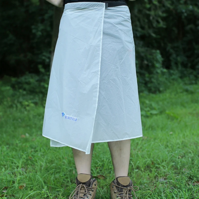 Легкий 15D силиконовое покрытие дождевая передача дождевая одежда длинная дождевая килт Водонепроницаемая юбка брюки для походов на природе кемпинга