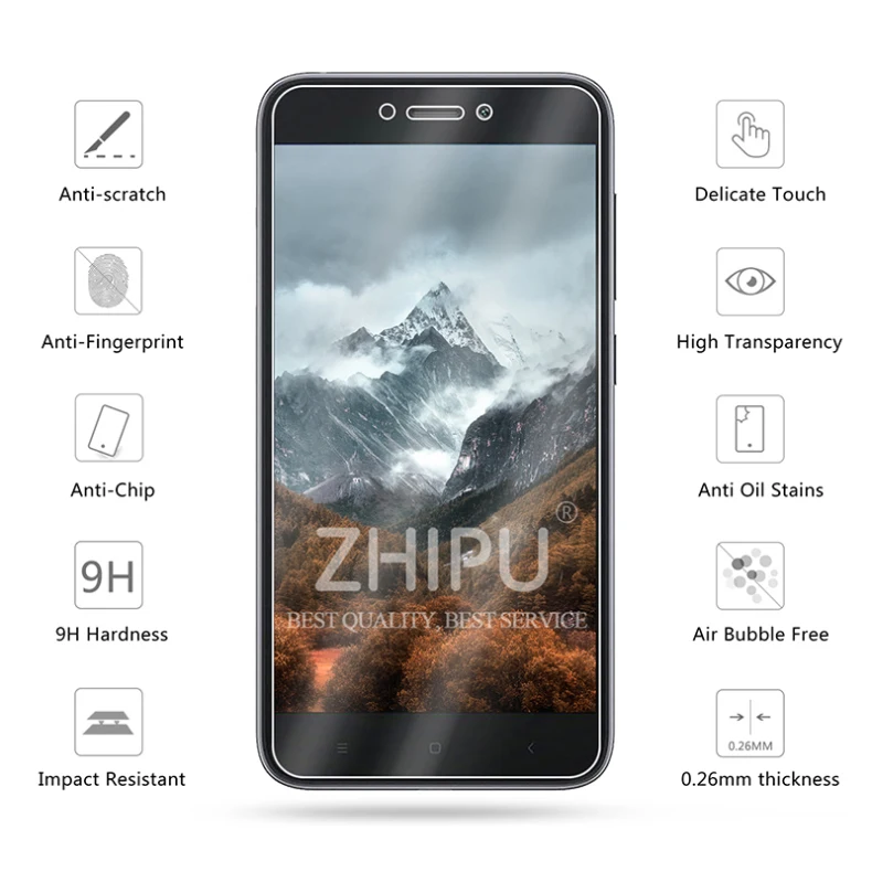 2 шт./партия 2.5D 0,26 мм 9H Премиум Закаленное стекло для Xiaomi Redmi Go Защитная пленка для экрана для Xiaomi Redmi Go 5,0