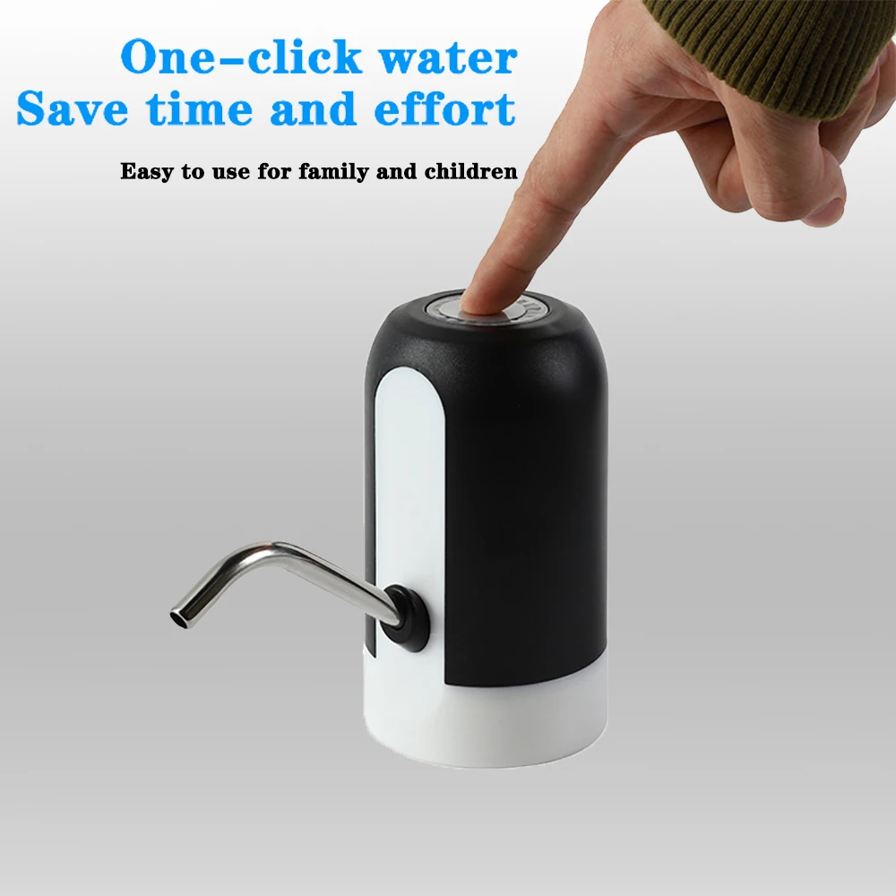 Water Dispenser Pump Portable Electric Water Dispenser Pump for 5 Gallon Bottles USB Rechargeable Bucket Tool Carboy Bar water dispenser