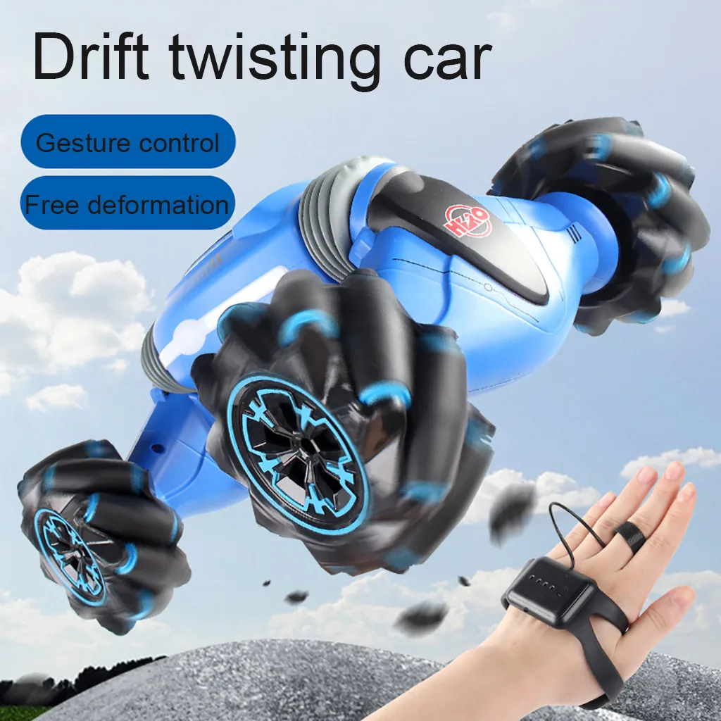 Xmas Stunt RC Car Twisting VehicleDrift игрушка для вождения подарки дистанционное управление