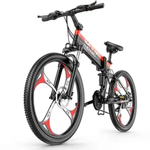 Vehi-Bicicleta de Montaña eléctrica plegable, bici con batería de litio, estándar nacional, velocidad variable