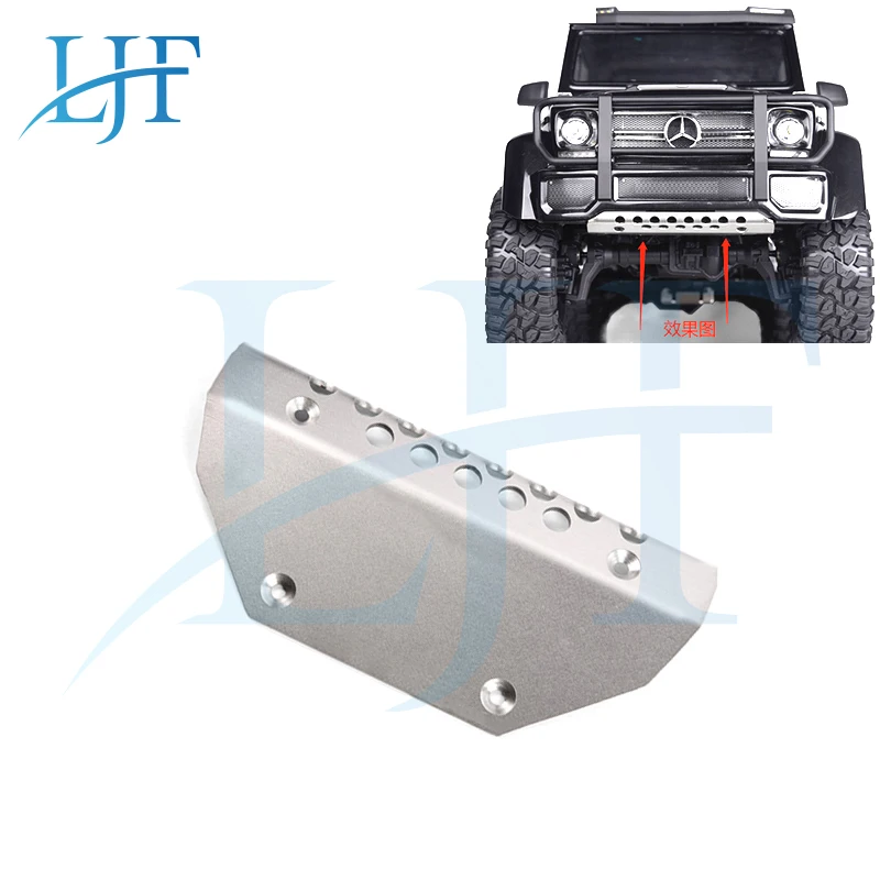 

LJF Metal Stainless Steel TRX4 Front Chassis Armor Protector Plate for 1/10 RC Crawler Traxxas TRX-4 G500 TRX-6 6x6 L137
