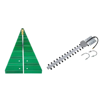 

1 Set 2.4GHz 13DBI-15DBI Yagi WLAN WiFi Wireless Antenna for Router & 1 Pcs UWB Log Periodic Antenna 740-6000MHz