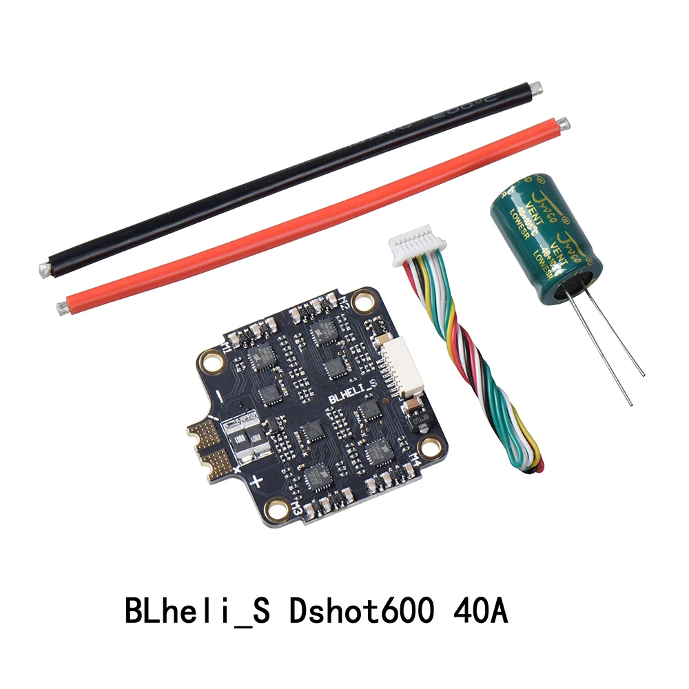 40A/55A 2-6S 4 в 1 ESC BLHeli_S ESC плата контроллера скорости поддержка Dshot150 Dshot300 Dshot600 для FPV RC гоночный Дрон - Цвет: 40A 4 In 1 ESC