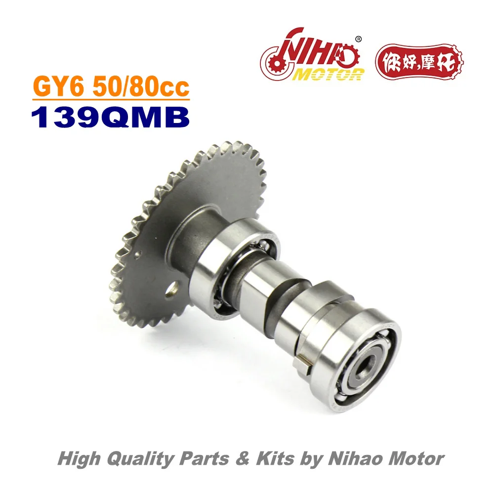 TZ-51 50cc 80cc Camshaft 4T GY6 Parts Chinese Scooter 139QMB Motorcycle Engine Spare
