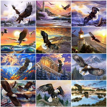 

Evershine 5D Diamond Painting Eagle Cross Stitch Kit Diamond Mosaic Animal Full Drill Embroidery DIY Rhinestones Art Wall Decor