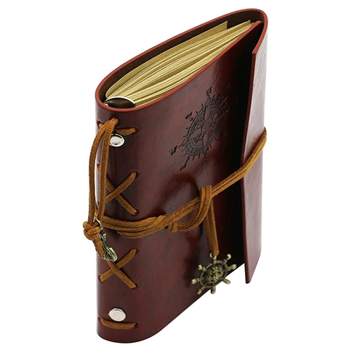 Retro Anchors Faux Leather Cover Notebook Journal Traveler Book Diary Blank Retro Anchors Faux Leather Cover Notebook Journal Traveler Book Diary Blank