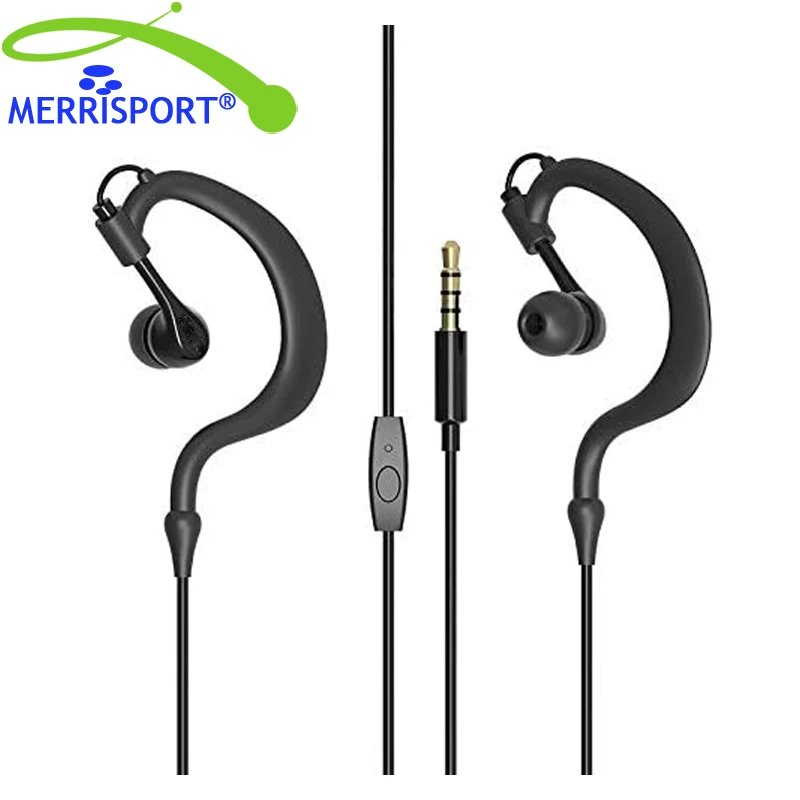 Universal Headphones in Ear Sweat Proof Sport Earbuds Earphones with Mic Stereo Workout for Running Jogging Gym for iPhone Honor